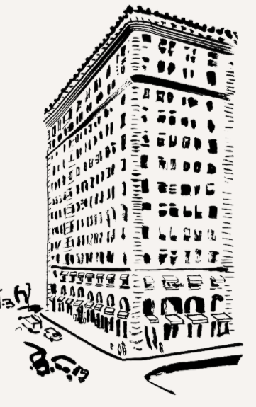 sketch of Wall Street Hotel