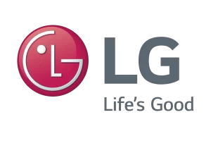 LG logo with tagline