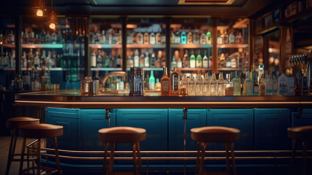 hospitality- scene of bar