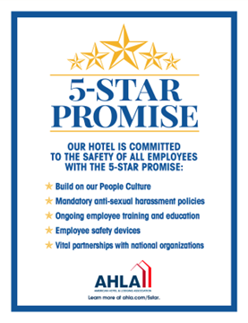 AHLA 5-star promise