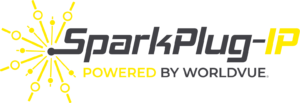 logo for SparkPlug-IP powered by WorldVue