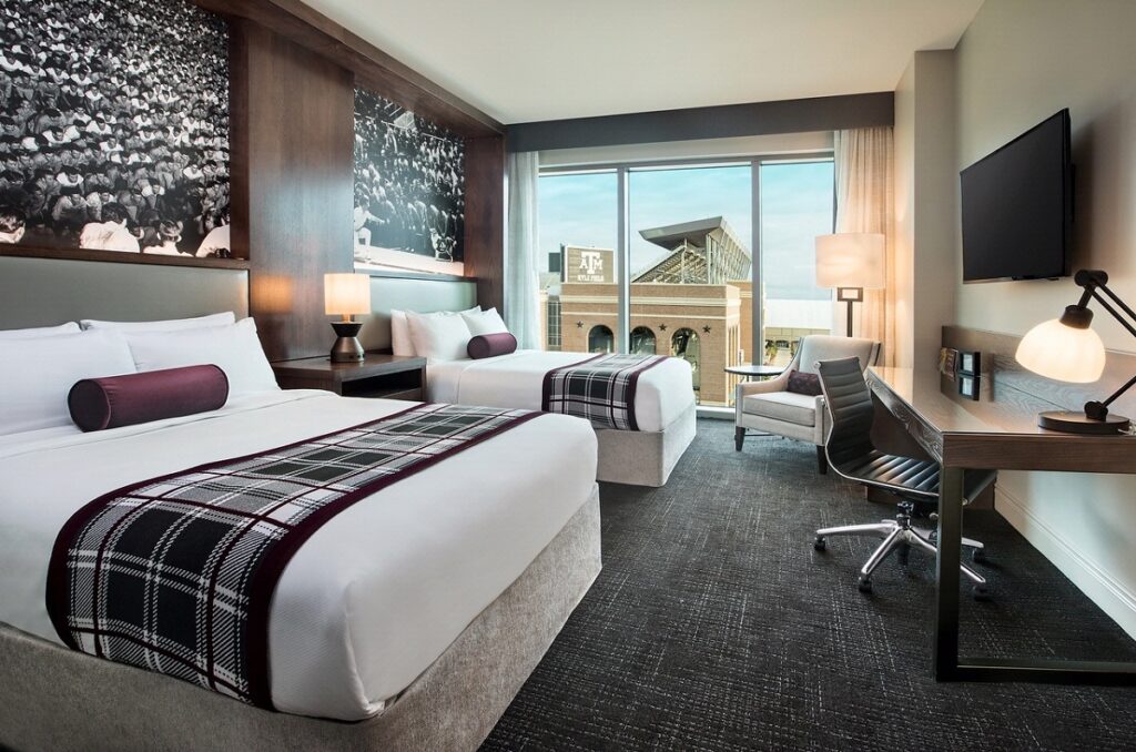 double hotel room