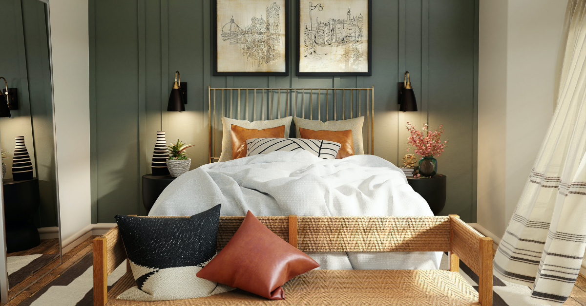 guest room in boutique hotel