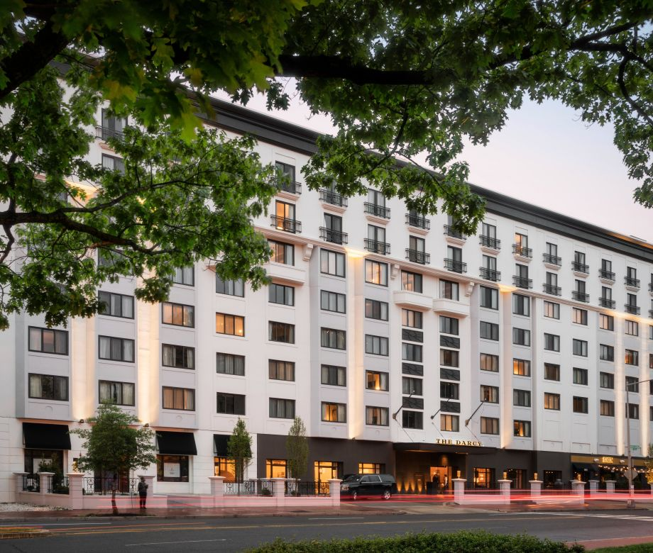 exterior shot of The Darcy hotel