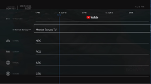 on-screen programming guide