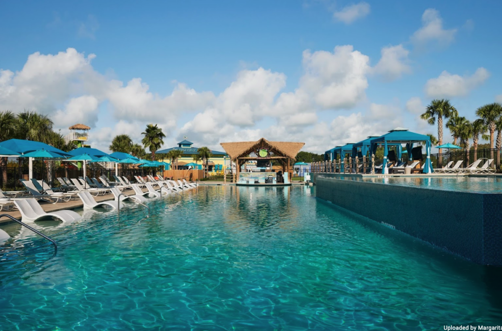 pool area at Margaritaville Lake Resort