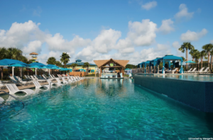 pool area at Margaritaville Lake Resort