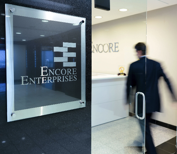 person entering office of Encore Enterprises