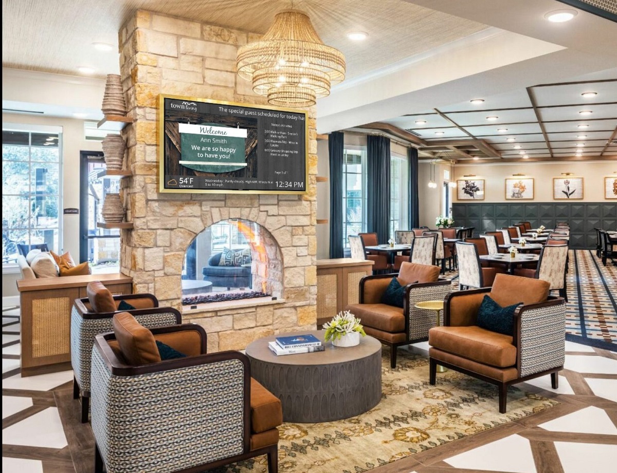 senior housing digital signage
