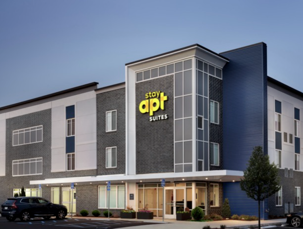 exterior of StayAPT Suites property