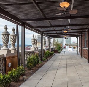outdoor walkway at The Brown