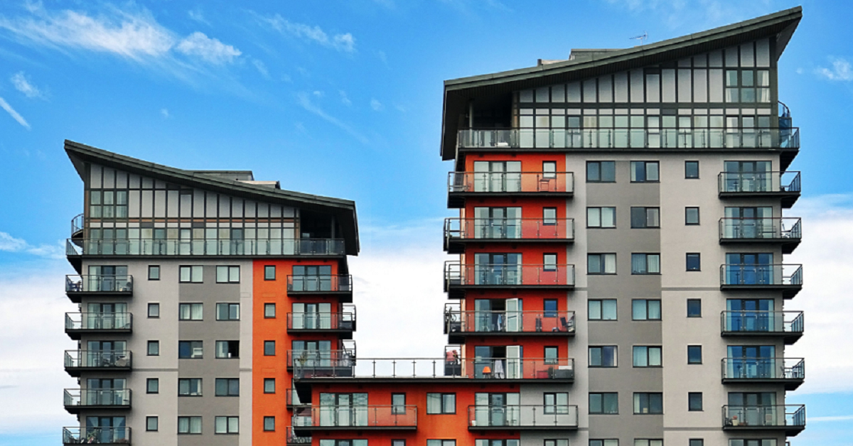 exterior of MDU housing