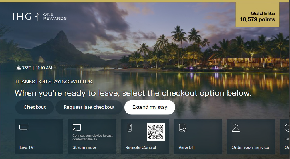 IHG Studio interface