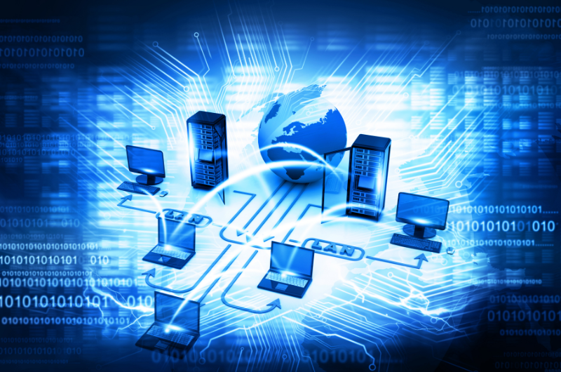 graphic illustrating an example of network design