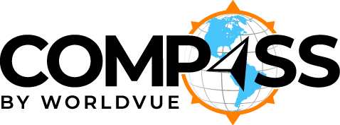 Compass by WorldVue registered logo